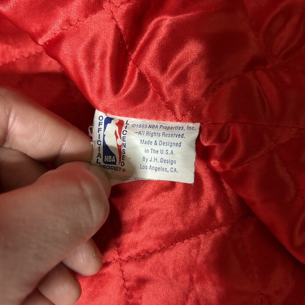 3XLT Jeff Hamilton VINTAGE 72-10 Chicago Bulls Air Jordan 96 NBA champion Jacket - Picture 5 of 16